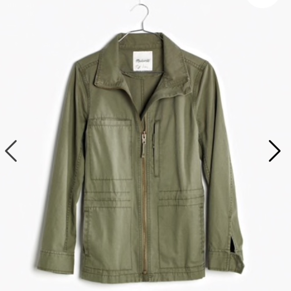 Madewell fleet jacket in desert olive